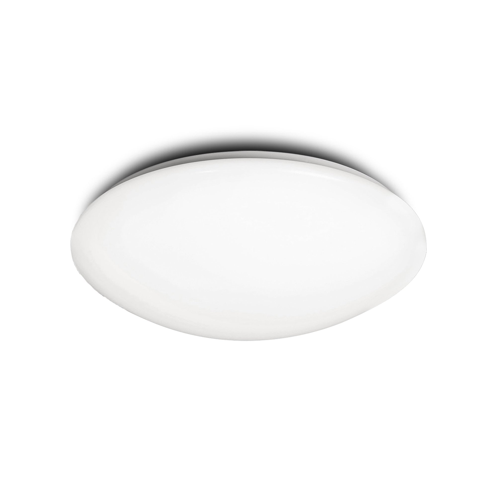M5411 Zero E27 Flush Ceiling/Wall 3x20W Medium White Acrylic