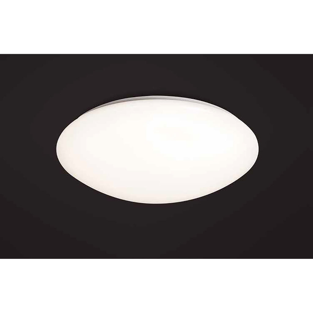M5411 Zero E27 Flush Ceiling/Wall 3x20W Medium White Acrylic