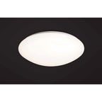 M5411 Zero E27 Flush Ceiling/Wall 3x20W Medium White Acrylic