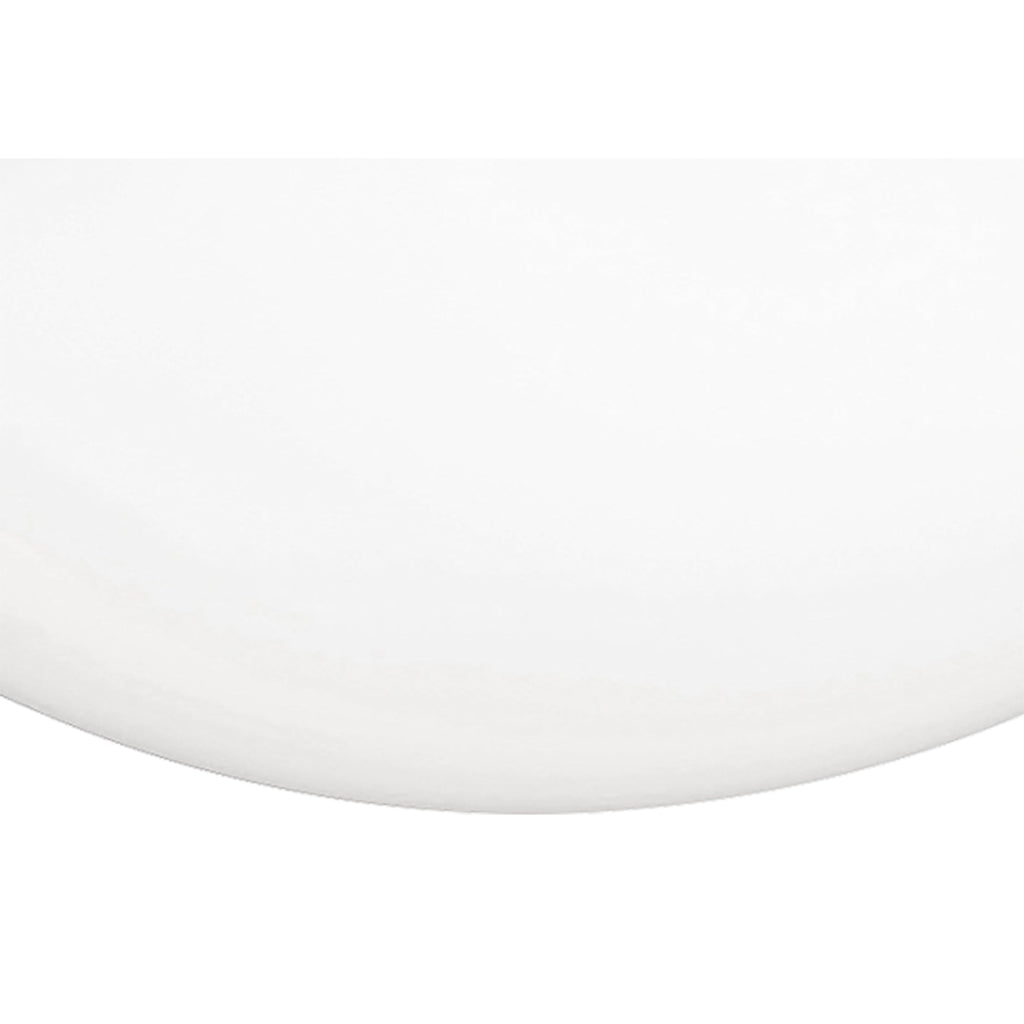M5411 Zero E27 Flush Ceiling/Wall 3x20W Medium White Acrylic