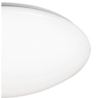 M5411 Zero E27 Flush Ceiling/Wall 3x20W Medium White Acrylic