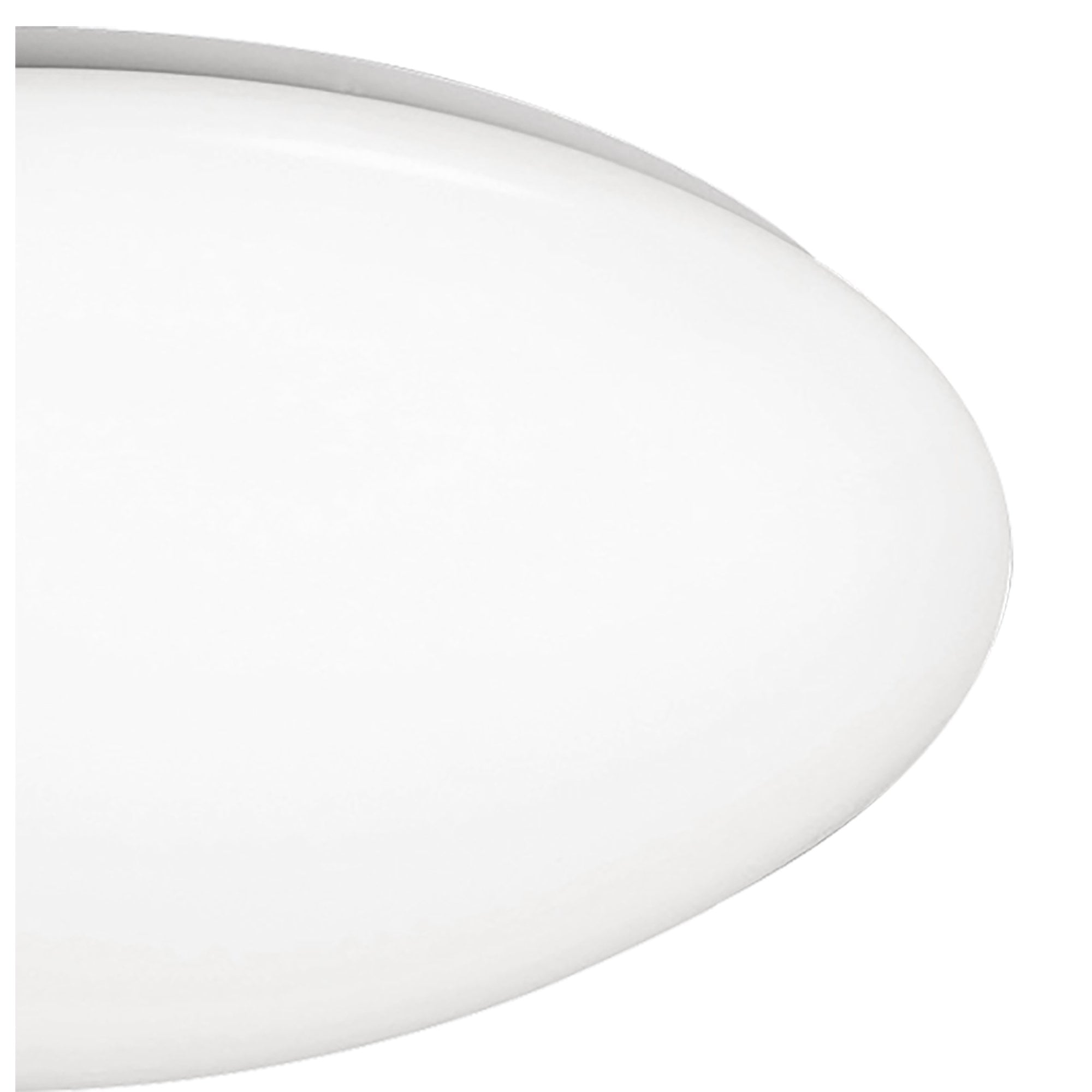 M5411 Zero E27 Flush Ceiling/Wall 3x20W Medium White Acrylic