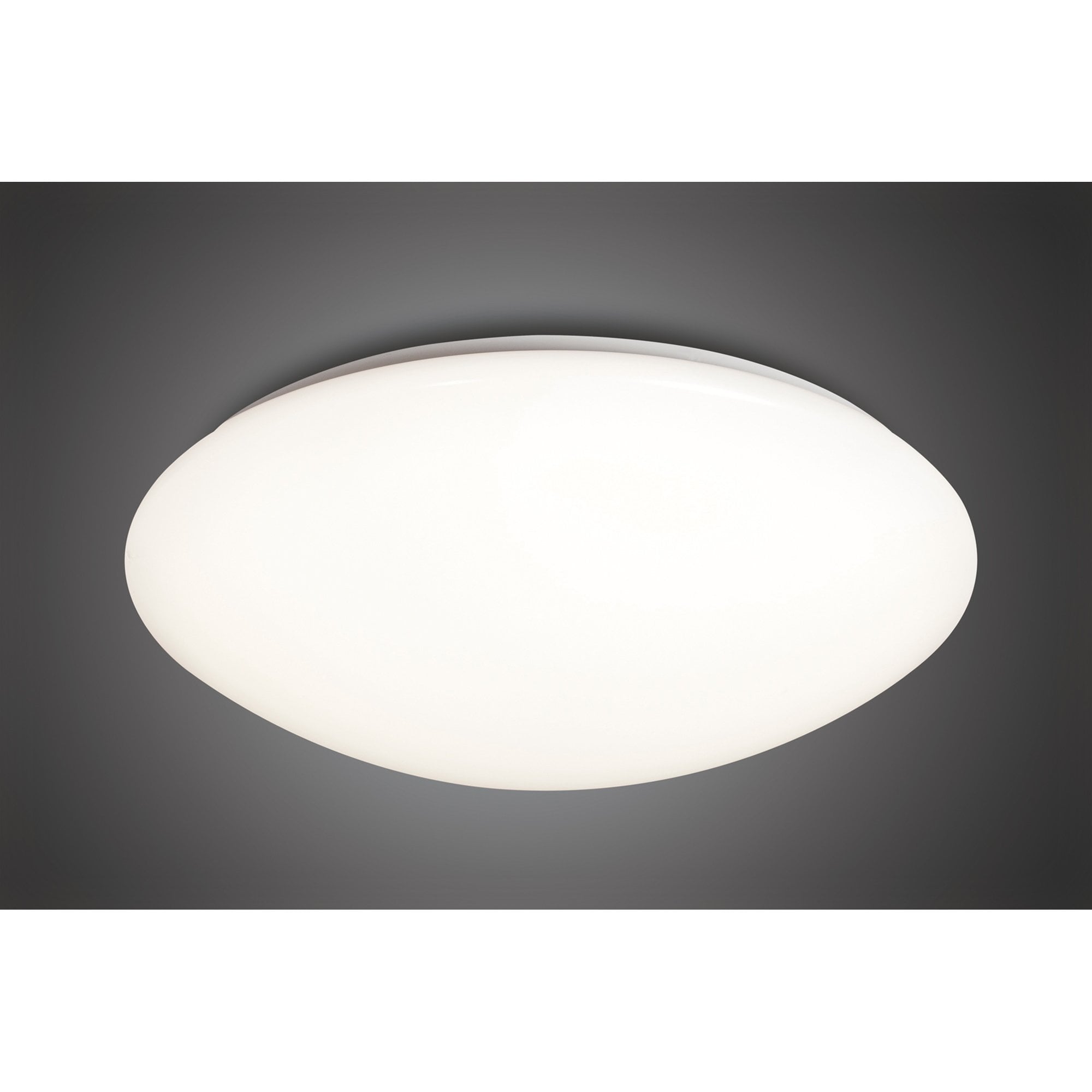 M6055 Zero E27 Ceiling / Wall Round 77cm 9 Light White Acrylic