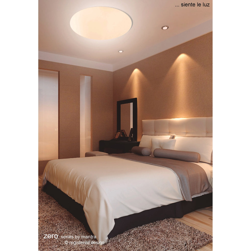 M3670 Zero Flush Ceiling/Wall 18W LED Medium White Acrylic