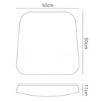 Mantra M3765  Quatro Ceiling/Wall Large LED White Acrylic