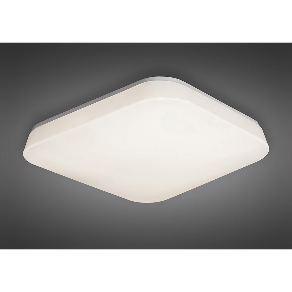 Mantra M3765  Quatro Ceiling/Wall Large LED White Acrylic