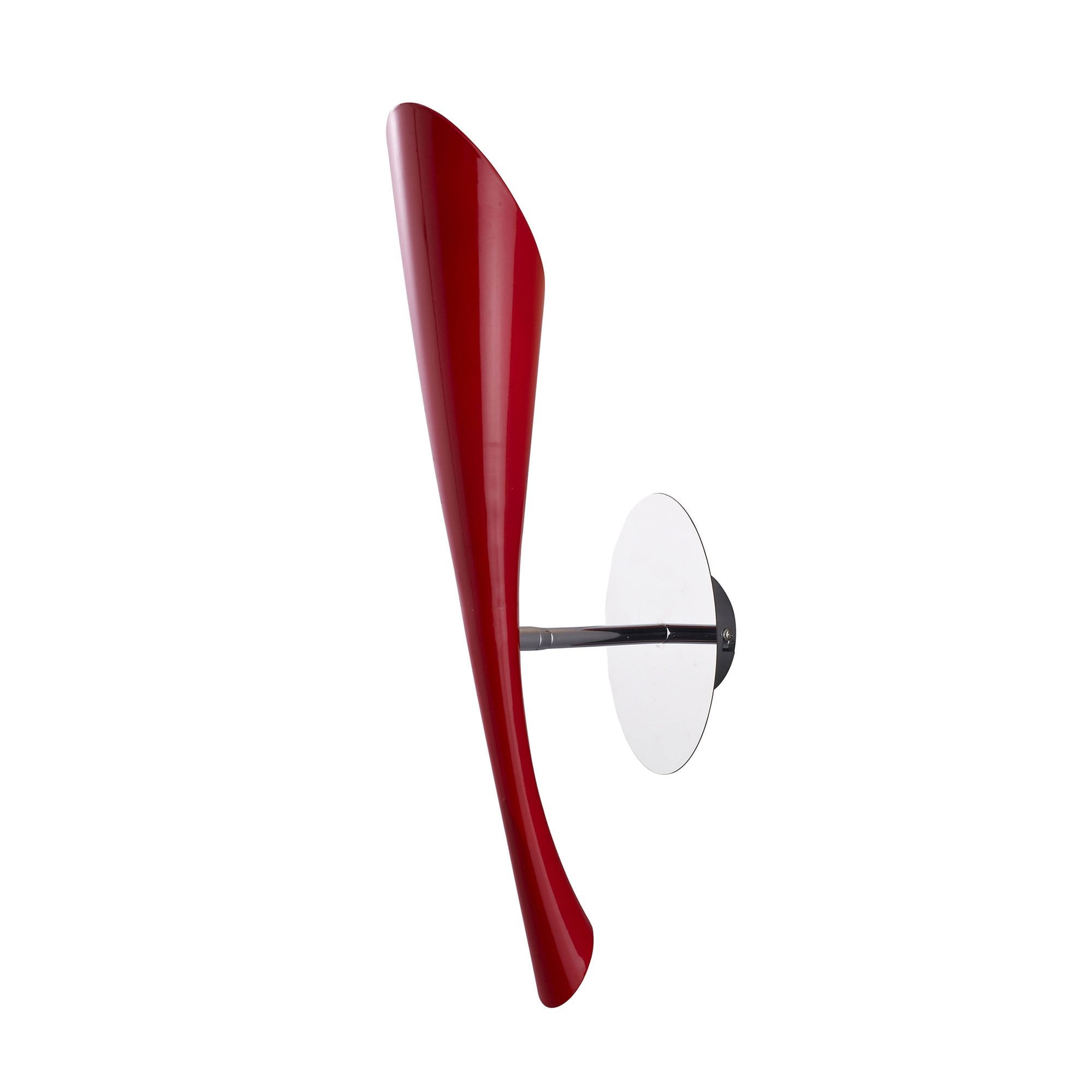 M0913/S Pop Wall Lamp Switched 1 Light E27 Gloss Red/White Acrylic/Polished Chrome