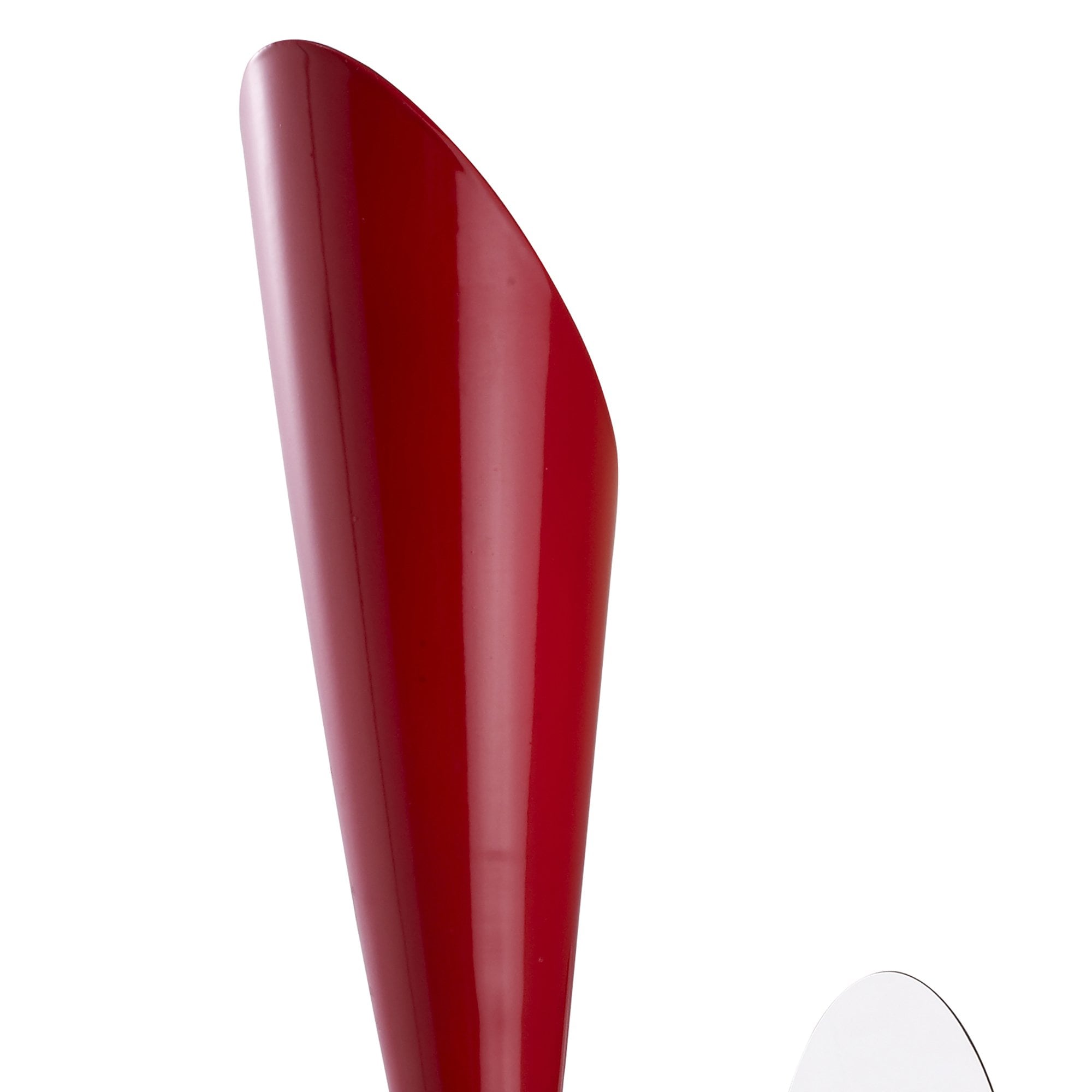 M0913/S Pop Wall Lamp Switched 1 Light E27 Gloss Red/White Acrylic/Polished Chrome