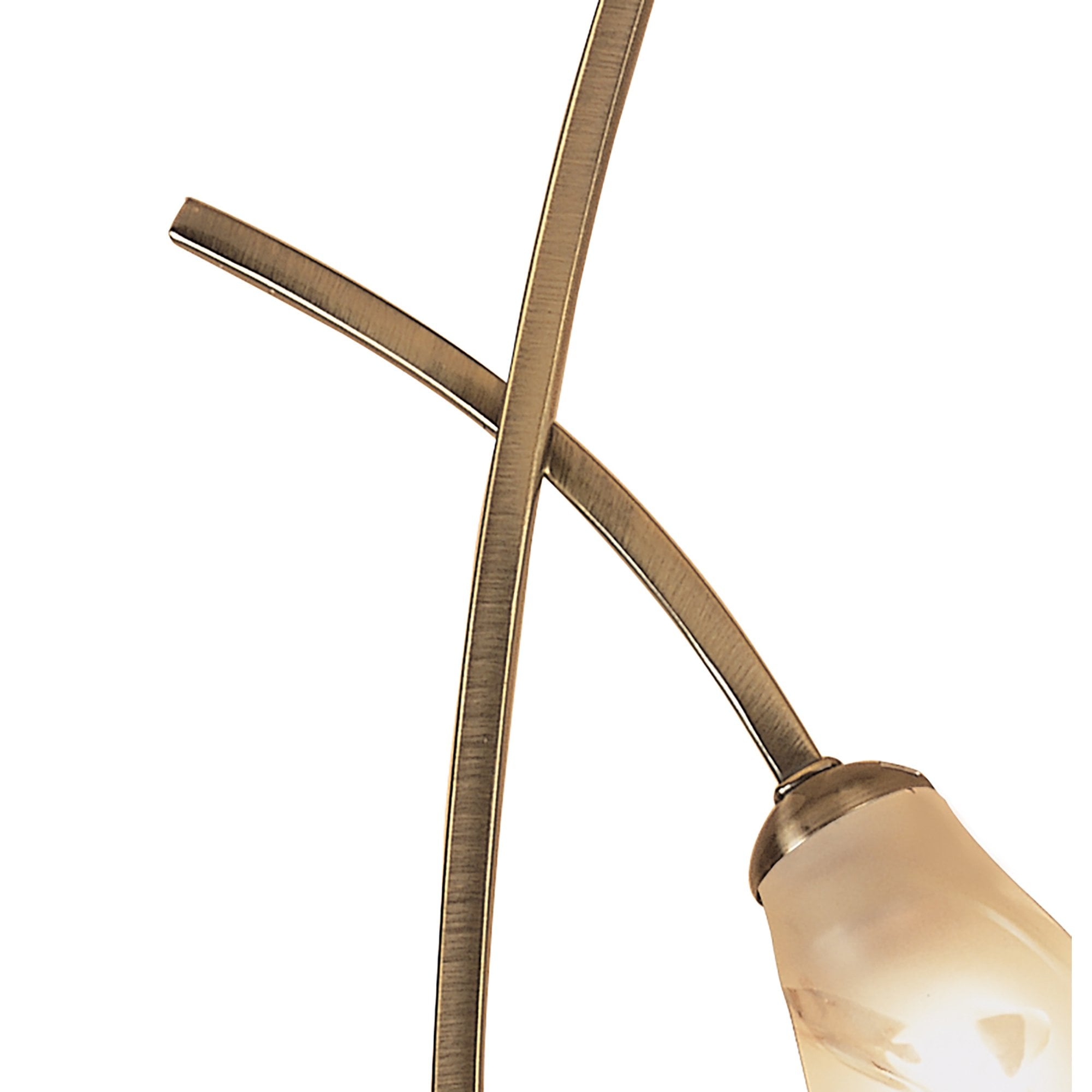 M0188AB Pietra Ceiling 2 Light G9 Antique Brass