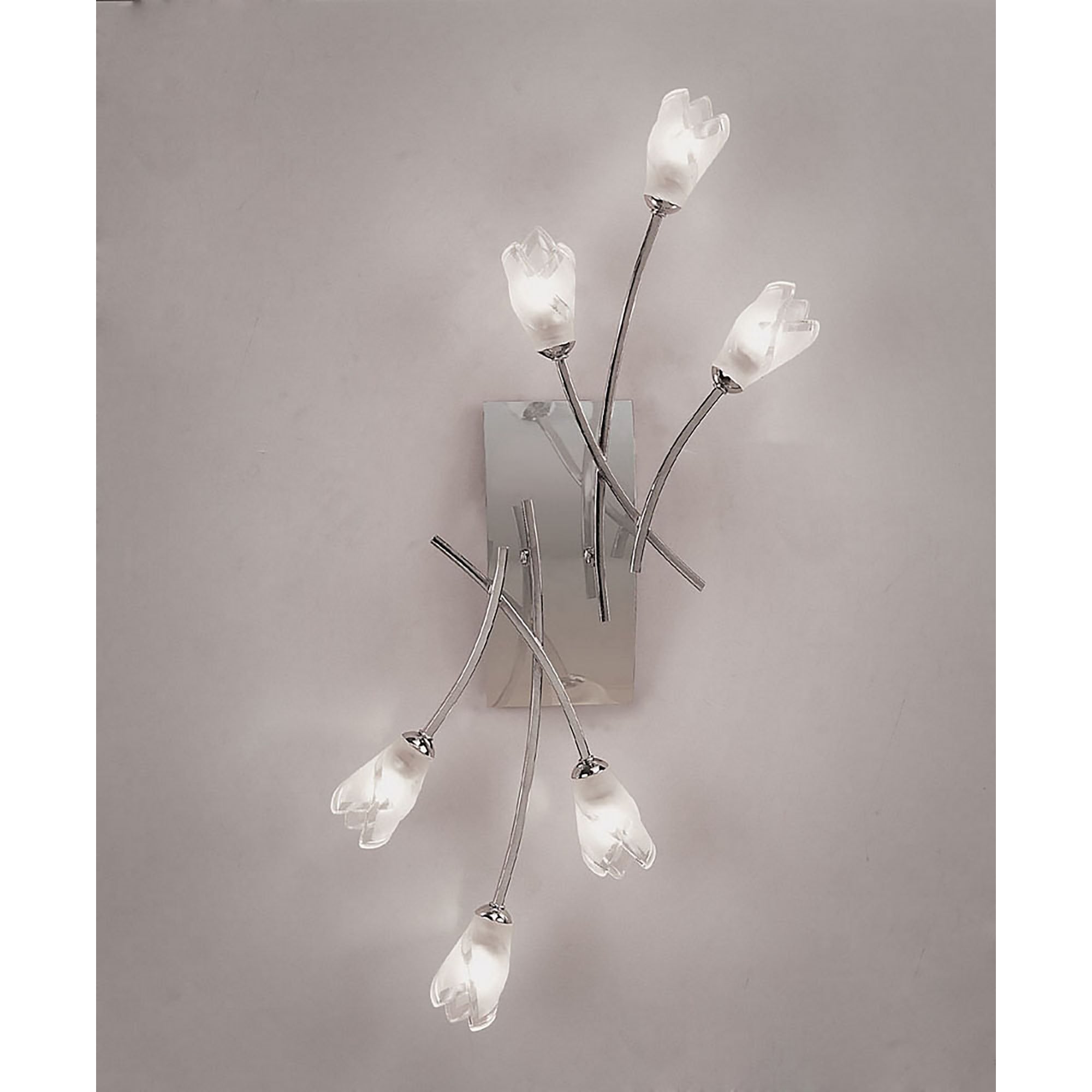 M0187/S Pietra Ceiling/Wall Switched 6 Light G9 Polished Chrome