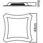 Mantra M0056AB Rosa del desierto flush fitting 1 light