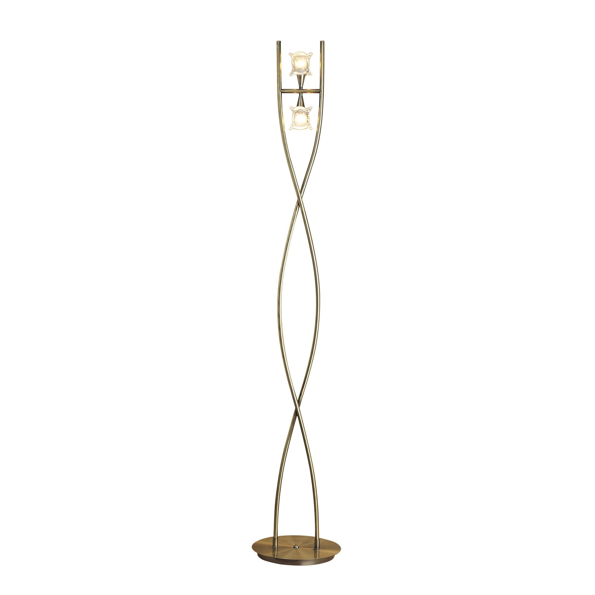 M0054AB Rosa Del Desierto Floor Lamp 2 Lights