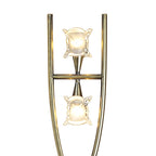 M0054AB Rosa Del Desierto Floor Lamp 2 Lights
