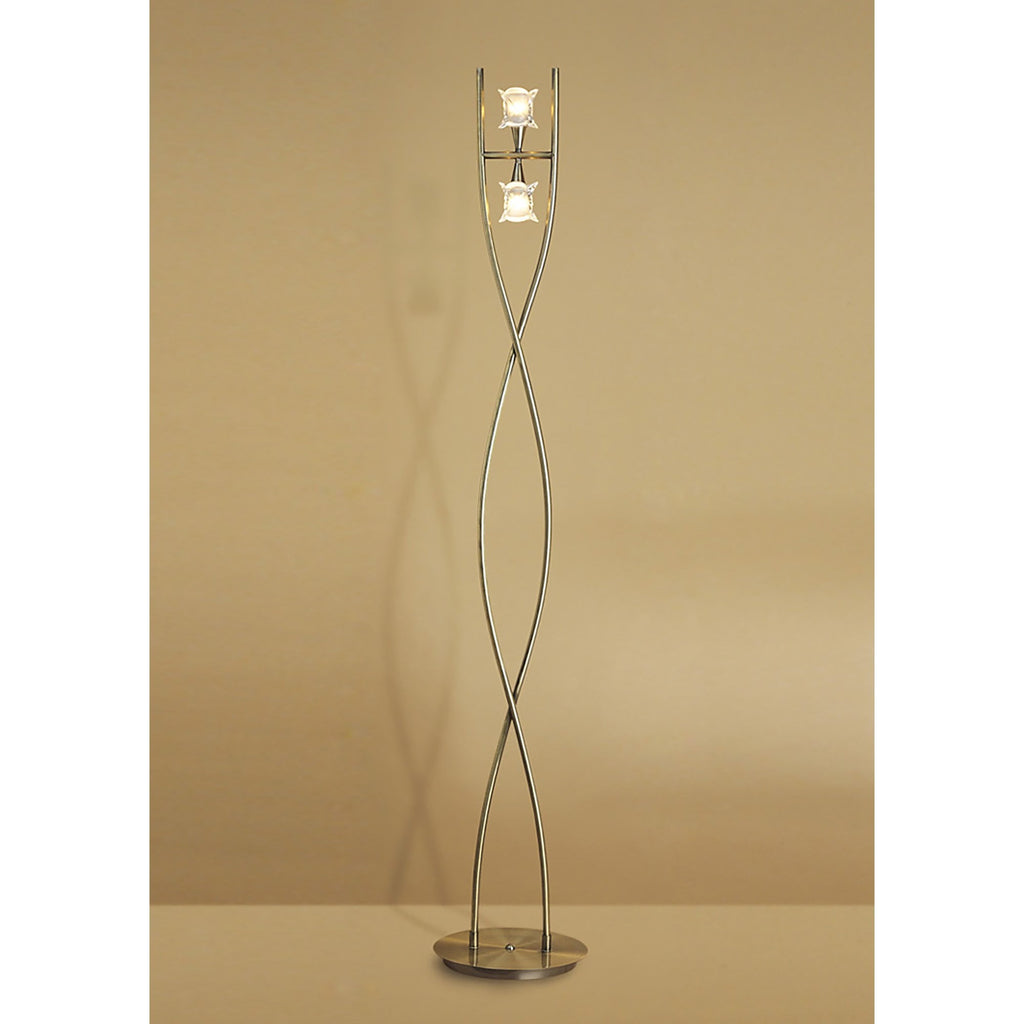 M0054AB Rosa Del Desierto Floor Lamp 2 Lights
