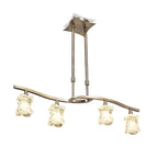 Mantra M0040AB Rosa del desierto telescopic pendant 4 lights