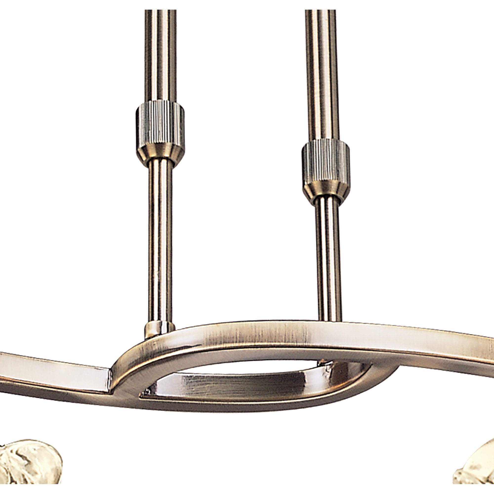 Mantra M0040AB Rosa del desierto telescopic pendant 4 lights