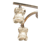 M0034AB Rosa Del Desierto Telescopic Pendant 4 Lights