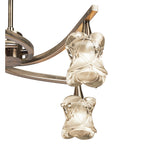 M0034AB Rosa Del Desierto Telescopic Pendant 4 Lights