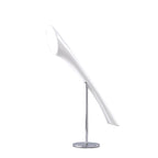 M0924 Pop Table Lamp 1 Light E27 Gloss White/White Acrylic/Polished Chrome