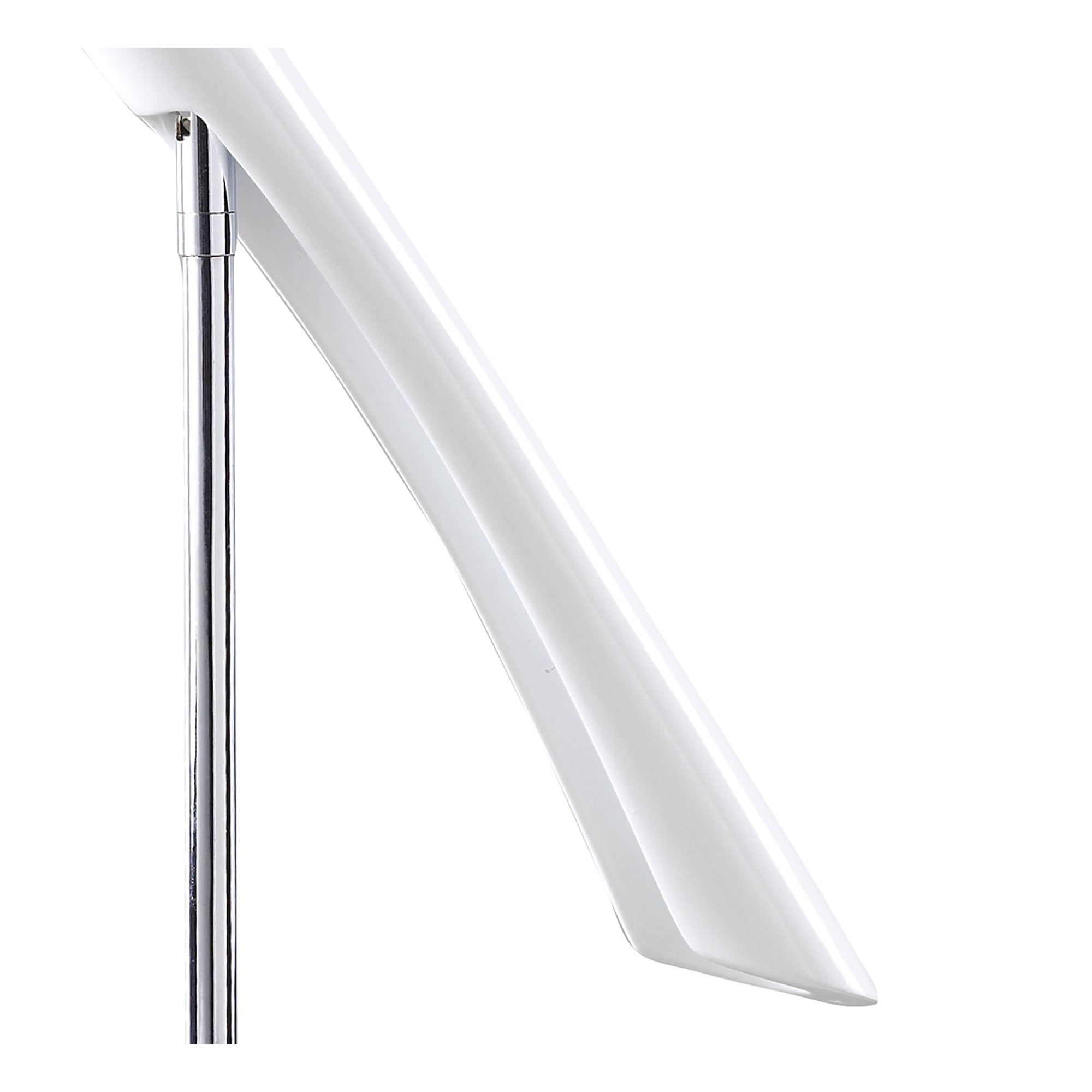 M0924 Pop Table Lamp 1 Light E27 Gloss White/White Acrylic/Polished Chrome