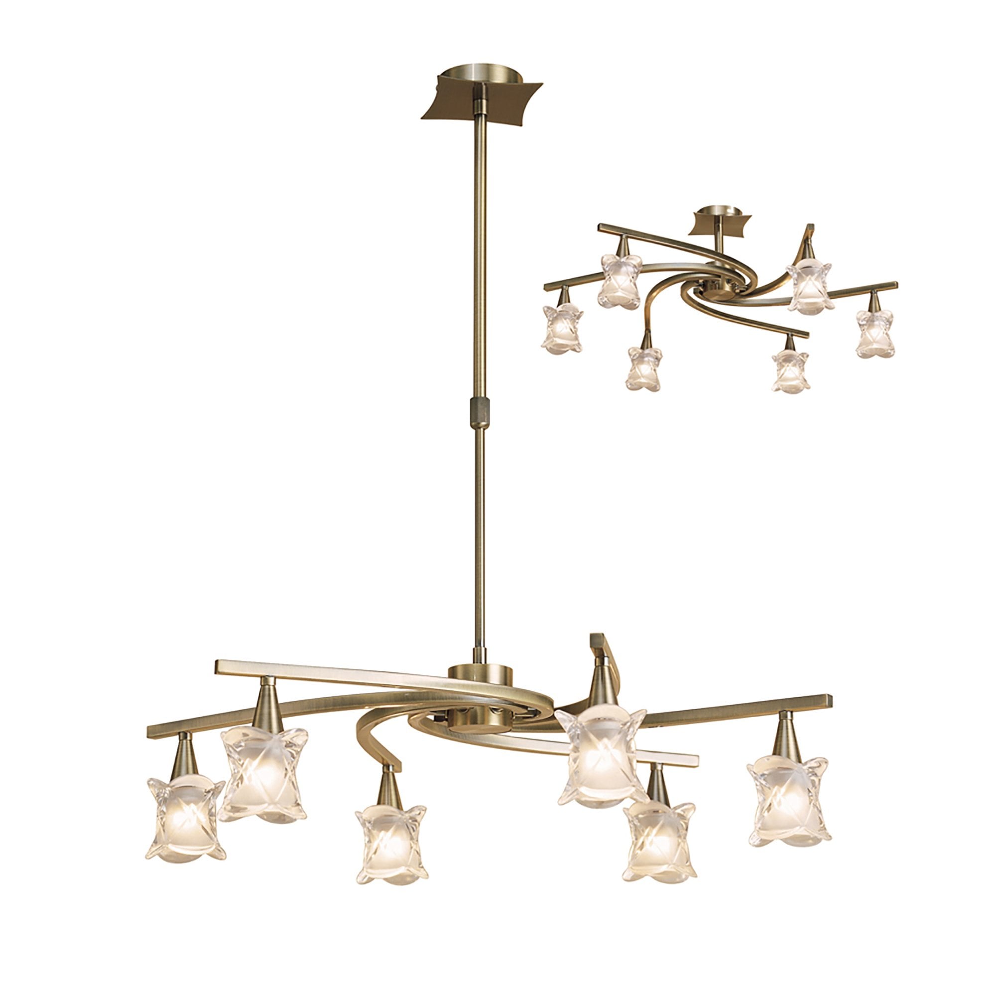 M0033 Rosa Nickel 6 Light