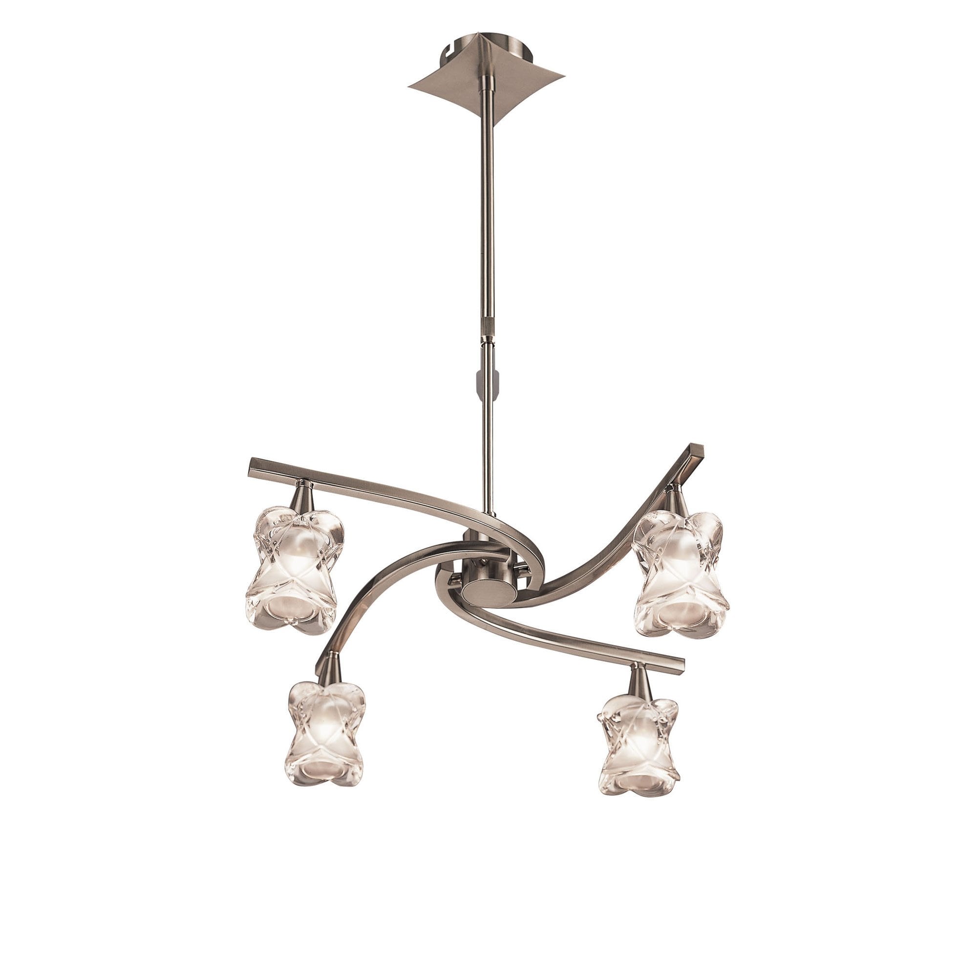 M0034 Rosa Nickel 4 Light