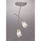 M0188 Pietra Ceiling 2 Light G9 Polished Chrome
