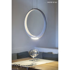 M6170 Ring Pendant 50cm Round Matt White