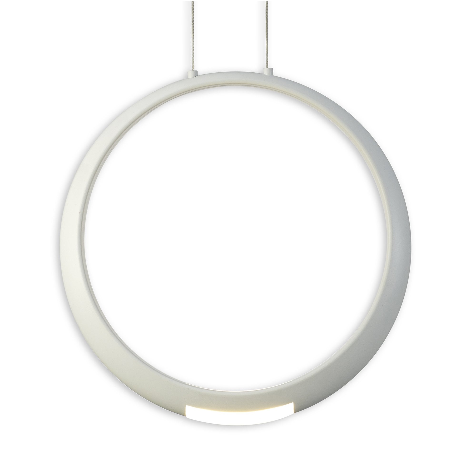 M6170 Ring Pendant 50cm Round Matt White
