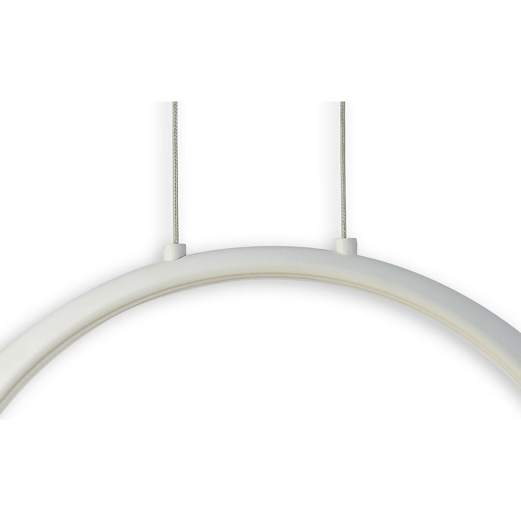 M6170 Ring Pendant 50cm Round Matt White
