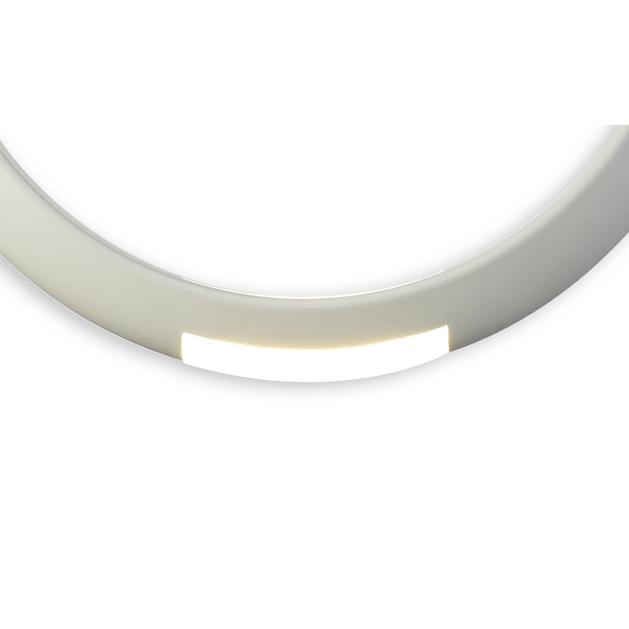 M6170 Ring Pendant 50cm Round Matt White