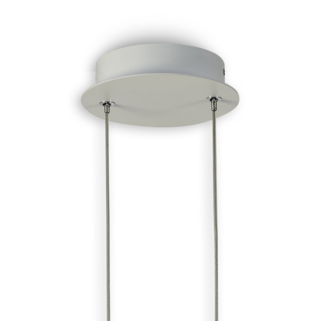 M6170 Ring Pendant 50cm Round Matt White
