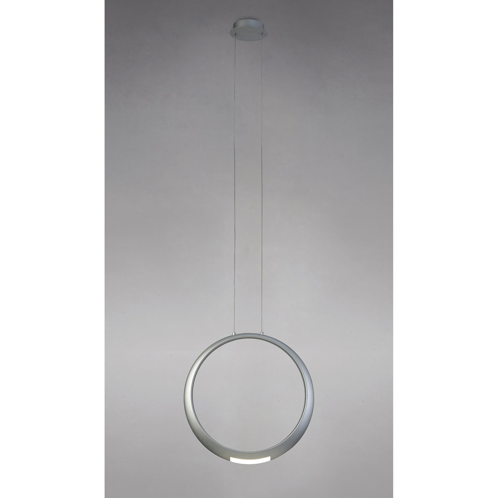 M6172 Ring Pendant 50cm Round Silver