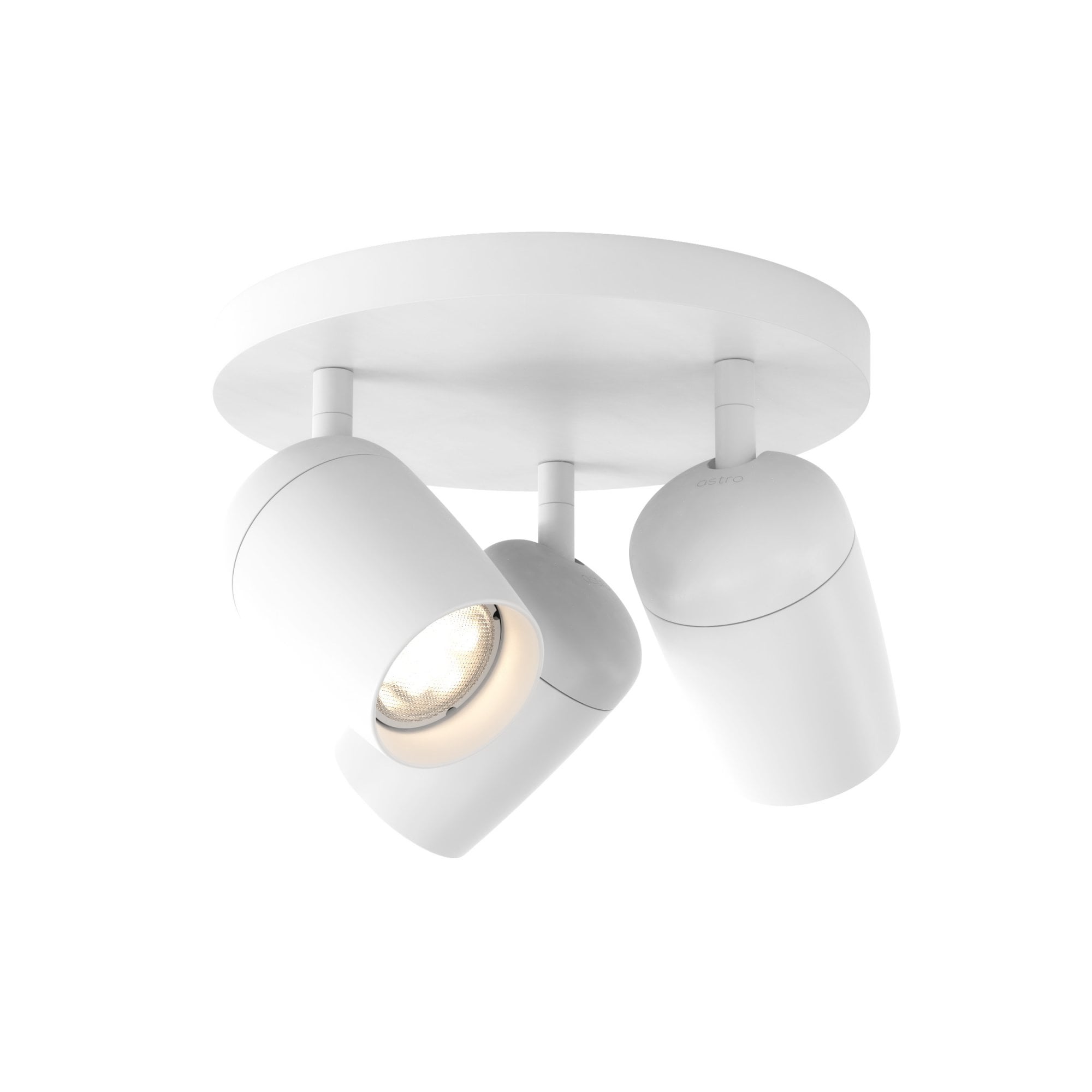 1478013 Koto Triple Round Spotlight Matt White