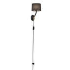 1479001 Arbor Plug-In Wall Light Matt Black