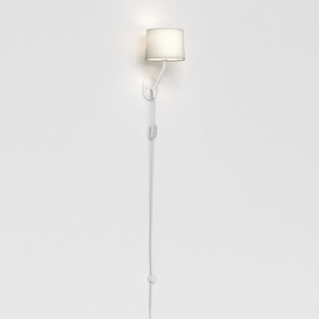 1479002 Arbor Plug-In Wall Light Matt White