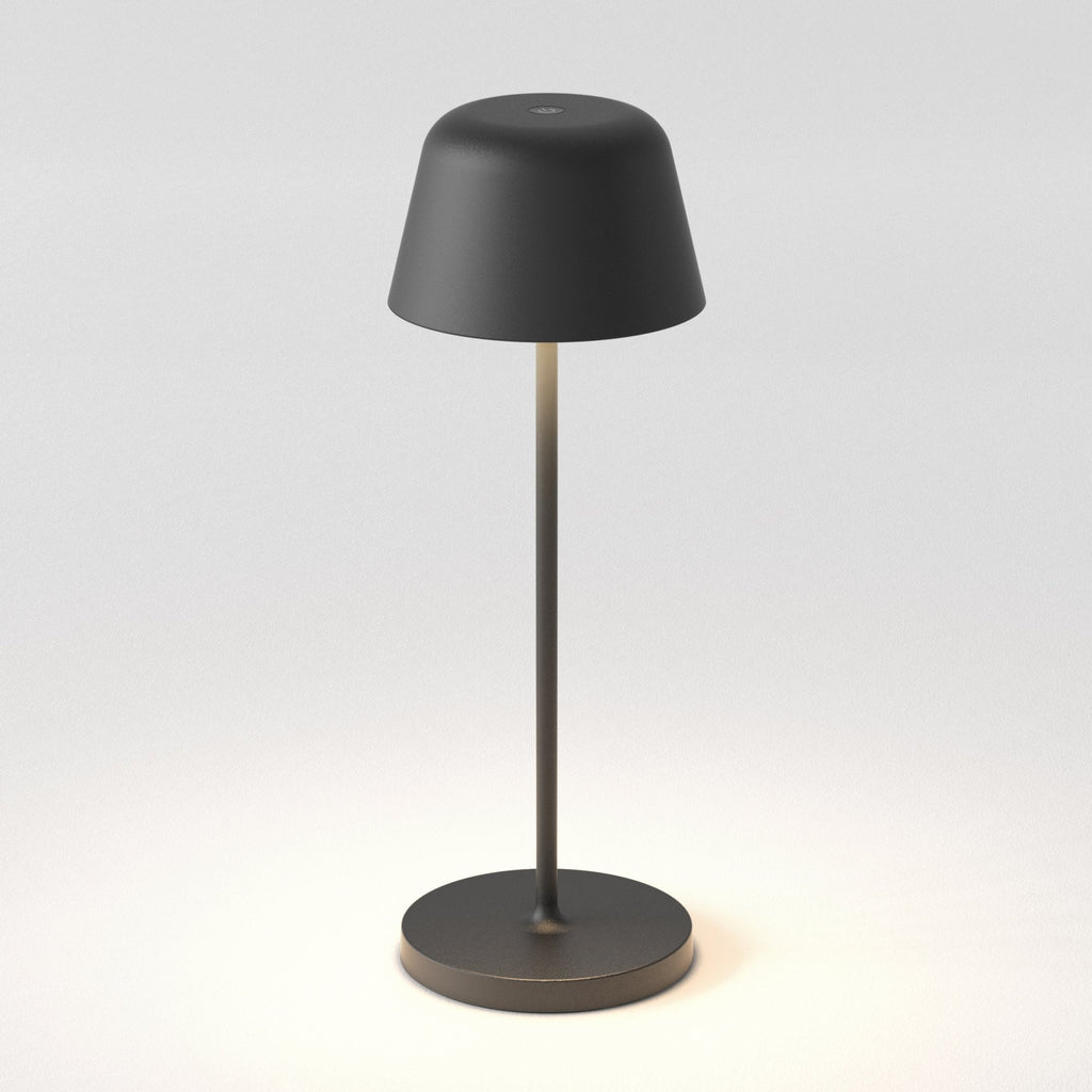 1484001 Nomad LED Outdoor Portable Table Lamp Textured Black