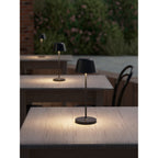 1484001 Nomad LED Outdoor Portable Table Lamp Textured Black