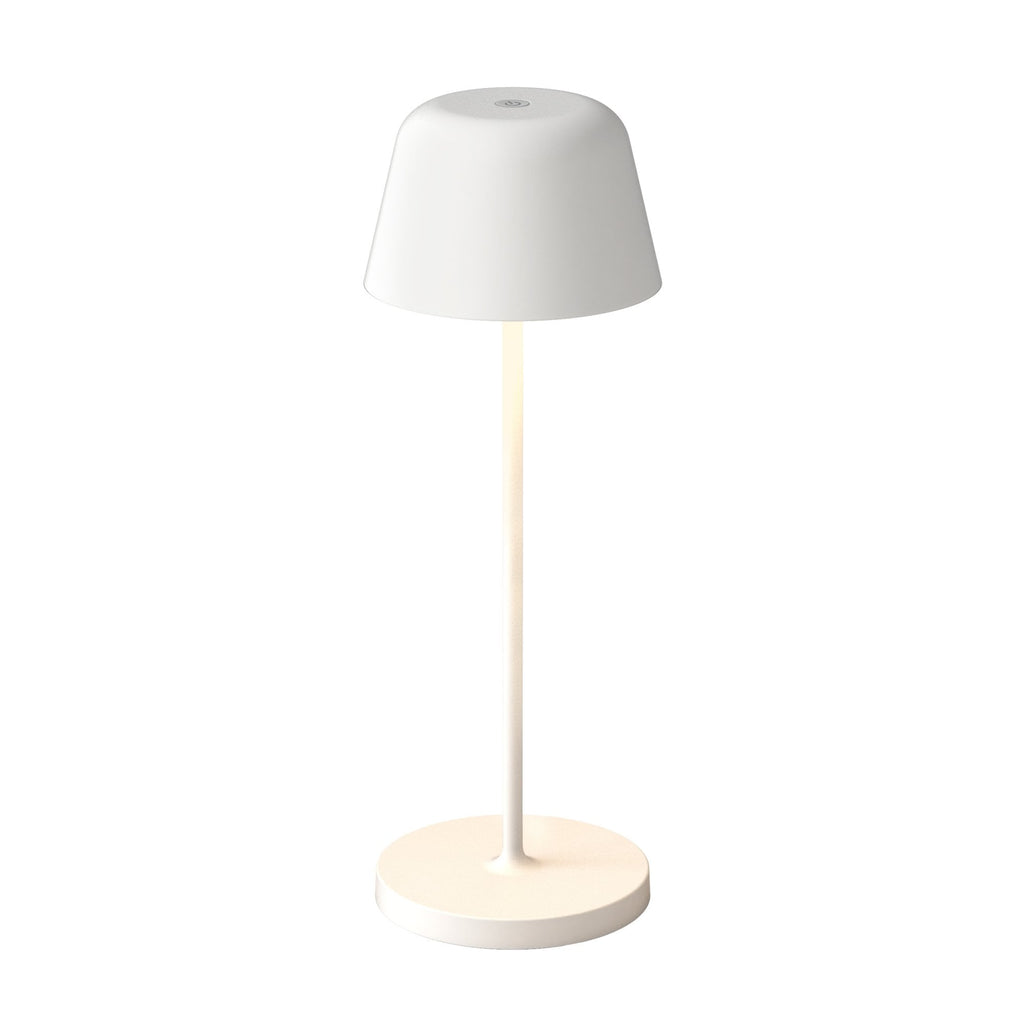 1484002 Nomad LED Outdoor Portable Table Lamp Textured White