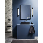 1084038 Palermo 600 LED Bathroom Wall Light Matt Black