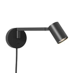 1286138 Ascoli Swing Plug In Reading Light Matt Black