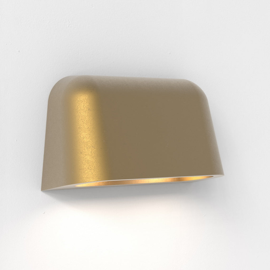 1317017 Mast Twin Outdoor Wall Light Antique Brass