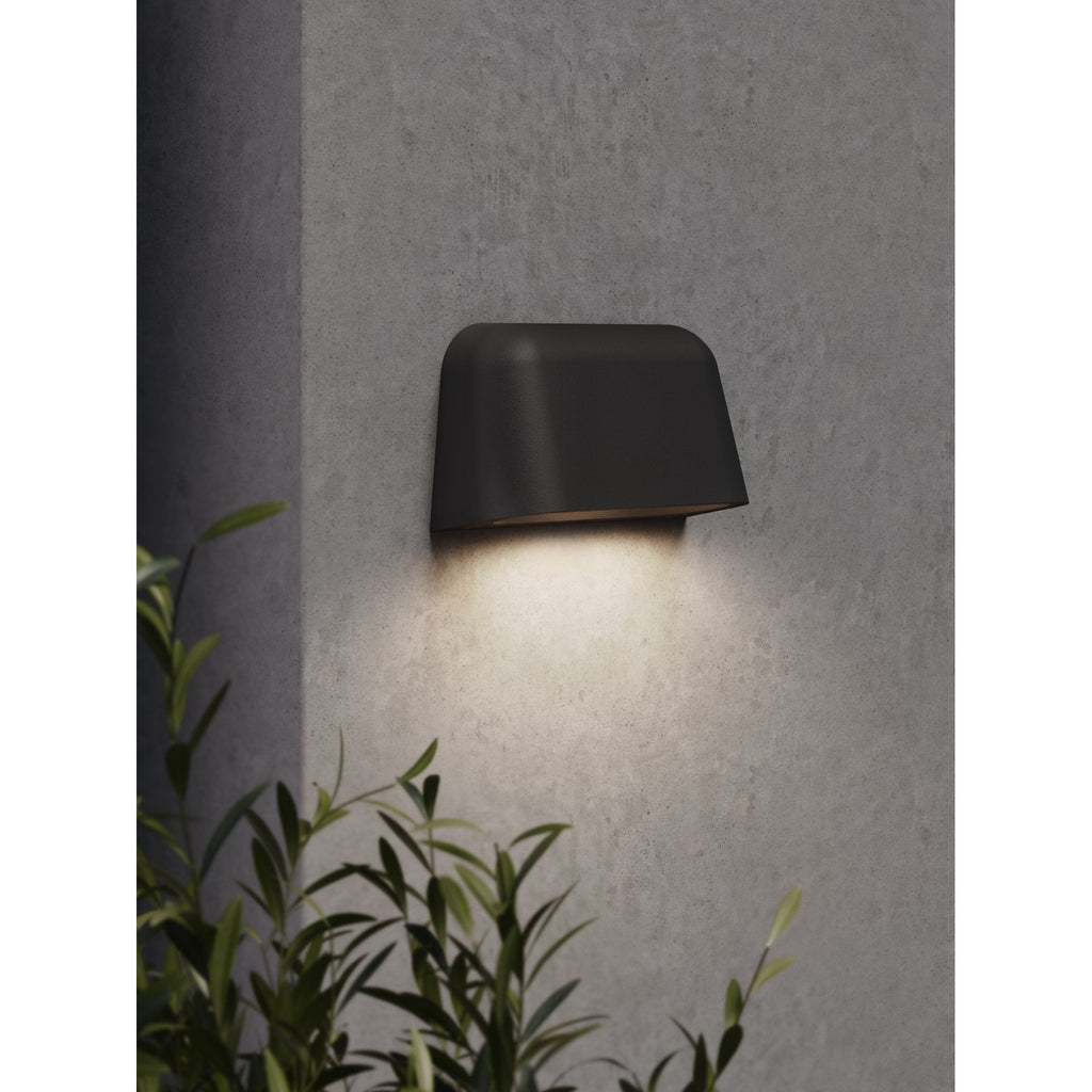 1317018 Mast Twin Outdoor Wall Light Textured Black