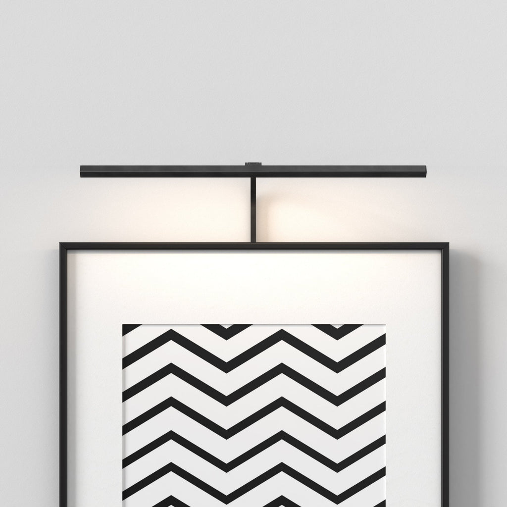 1374040 Mondrian 600 Frame Mounted LED Picture Light Matt Black
