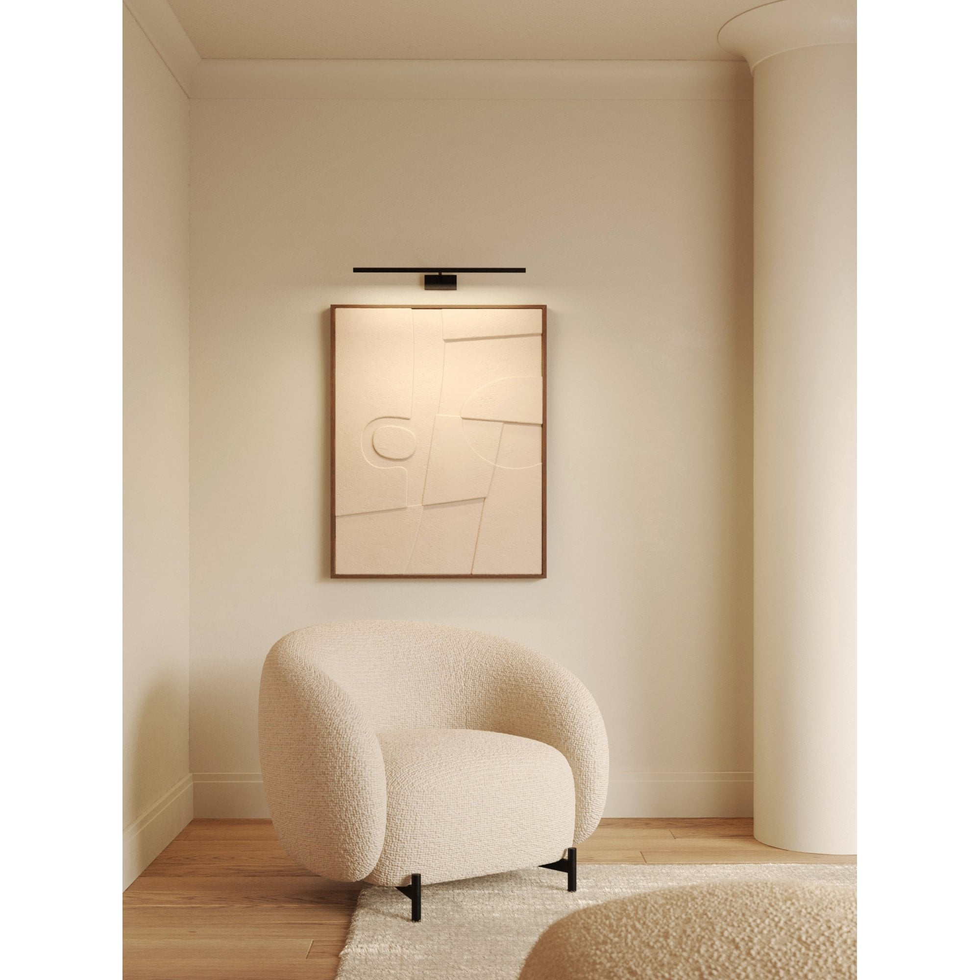 1374042 Mondrian 600 LED Picture Light Matt Black