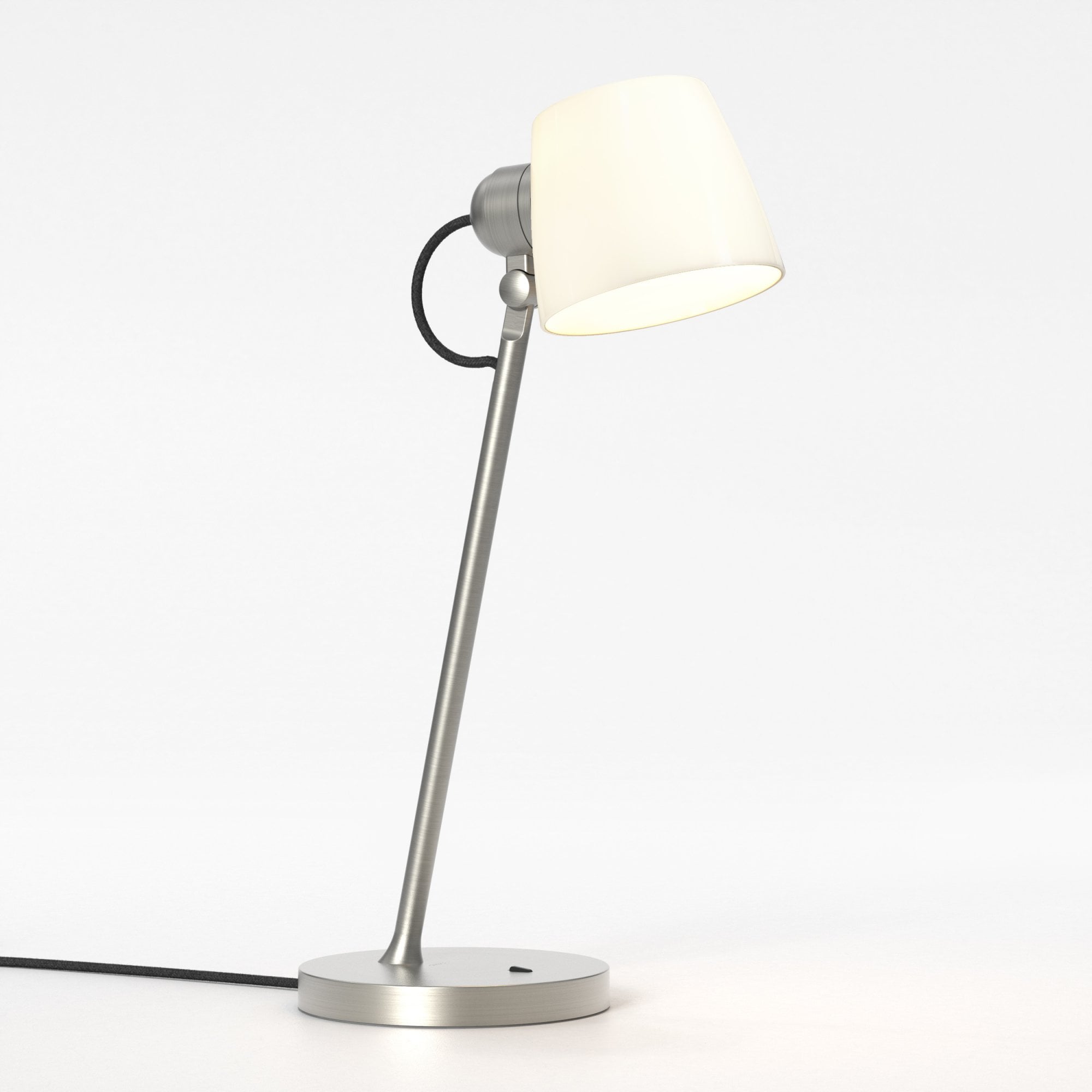 1460004 Imari Desk Table Light Matt Nickel