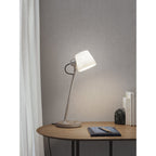 1460004 Imari Desk Table Light Matt Nickel