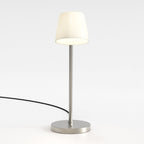 1460004 Imari Desk Table Light Matt Nickel
