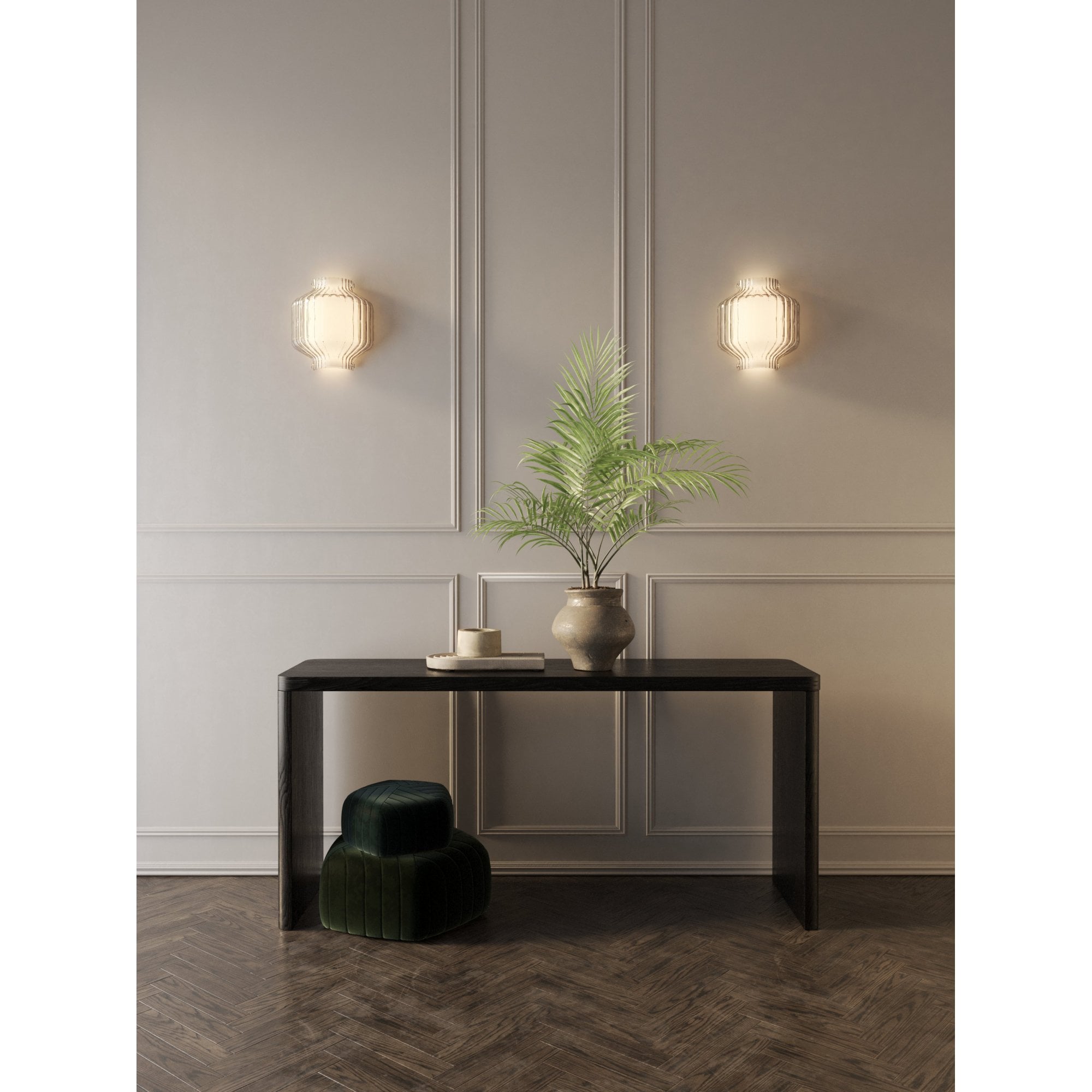 1461001 Toro Wall Light Clear Glass (S)