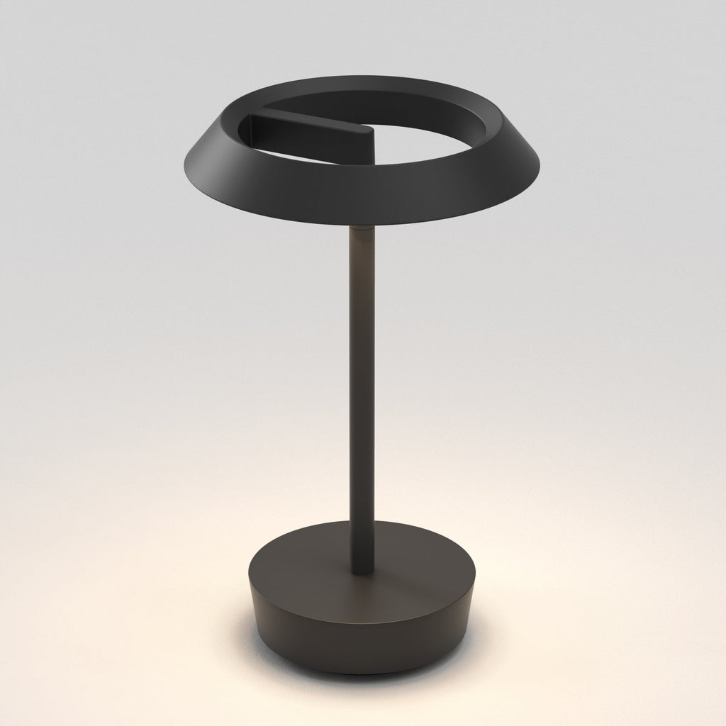 1468001 Halo LED Portable Table Lamp Matt Black